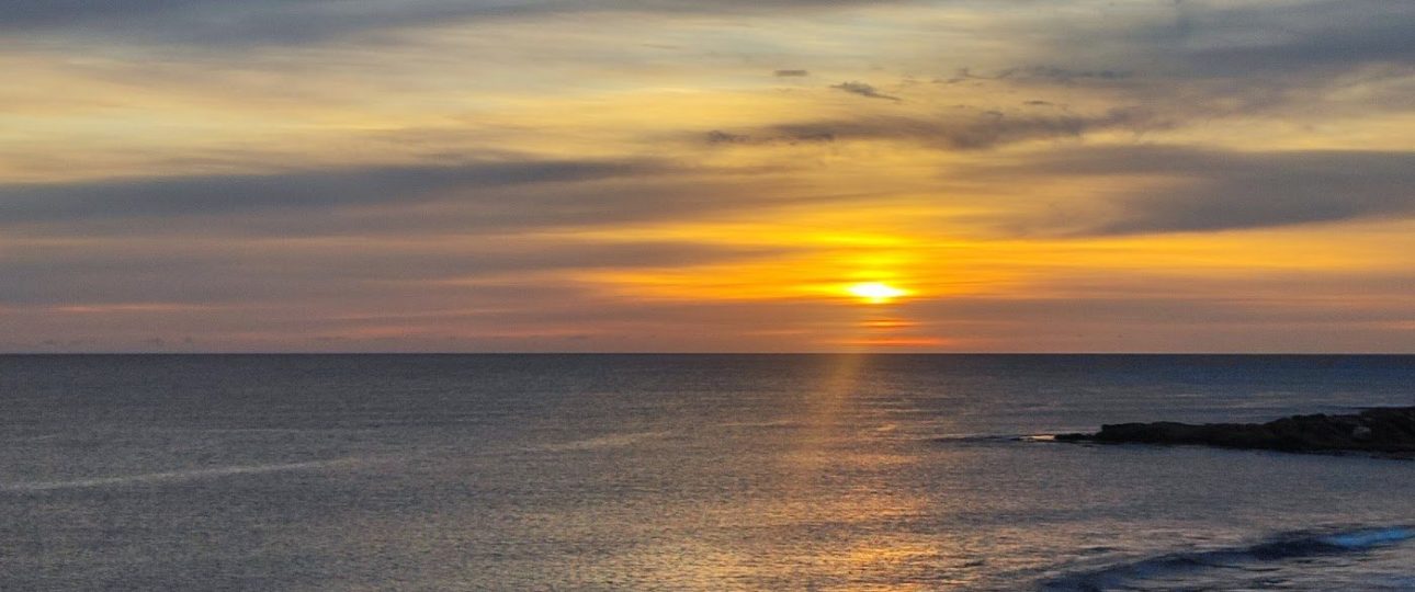Atardecer en la costa de Torrevieja